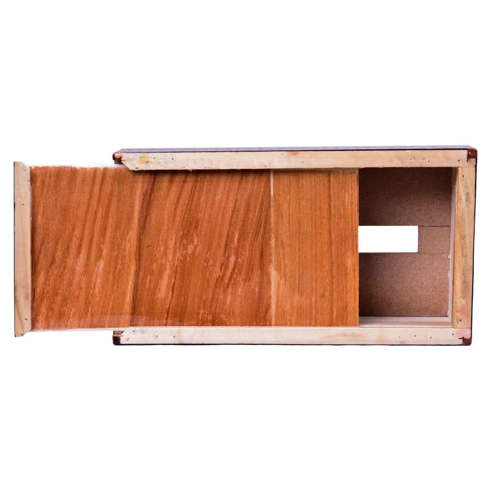Handgefertigte persische Holz-Taschentuchbox – Khatamkari Sana