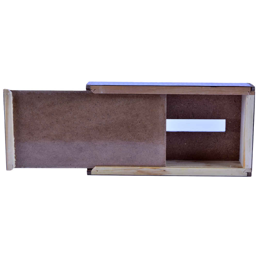 Handgefertigte persische Holz-Taschentuchbox – Khatamkari Sorena