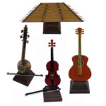 Maquette Modellbausatz: Nachbildung eines persischen Musikinstrumenten-Sets