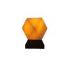 Persische Diamant-Salzlampe – Handgefertigtes Bita-Design mit Holzsockel