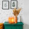 Persische Würfel-Salzlampe - Handgefertigtes Dara-Design mit Holzsockel