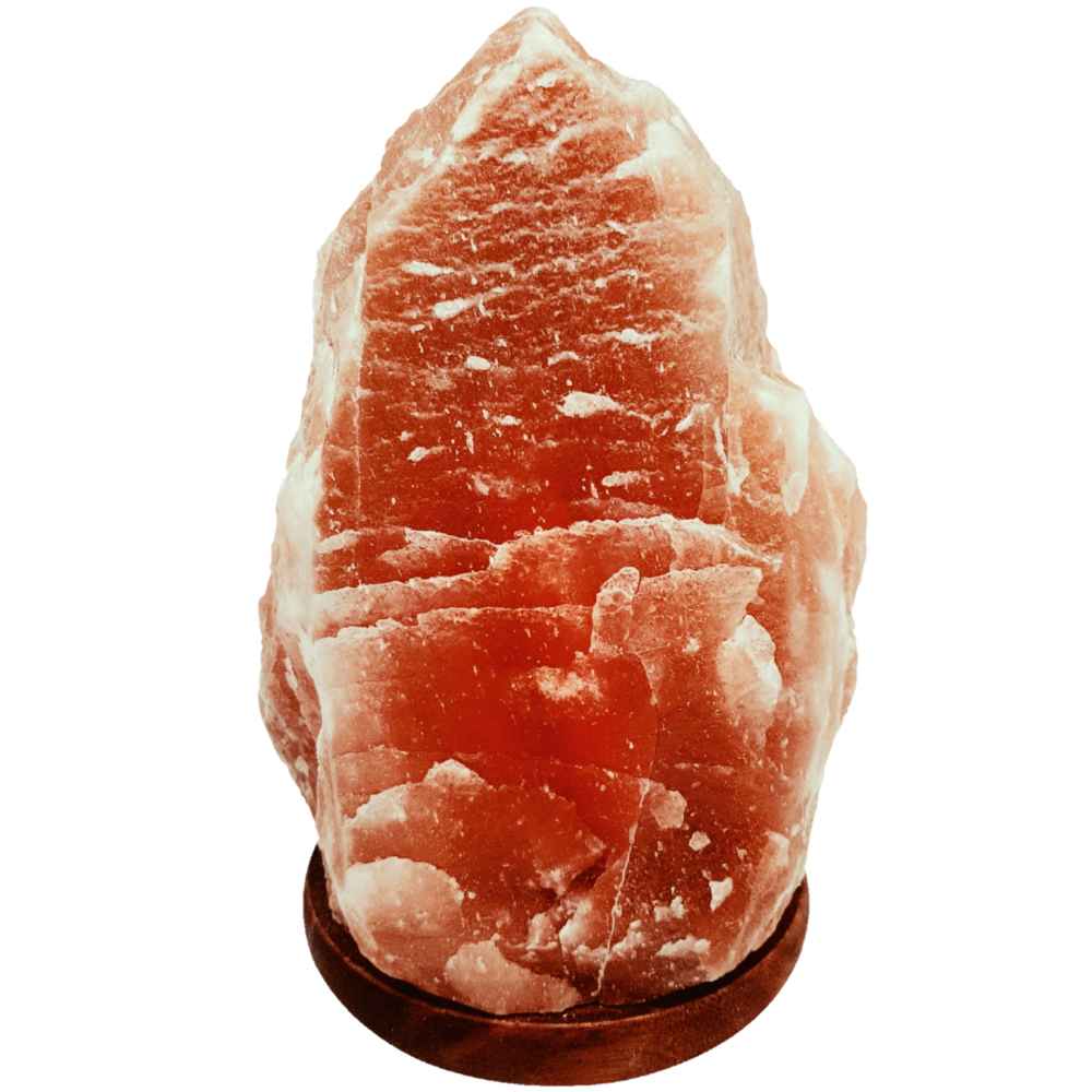 Persische Glow-Salzklemme - Handgefertigt mit Holzsockel (Tina-Modell)
