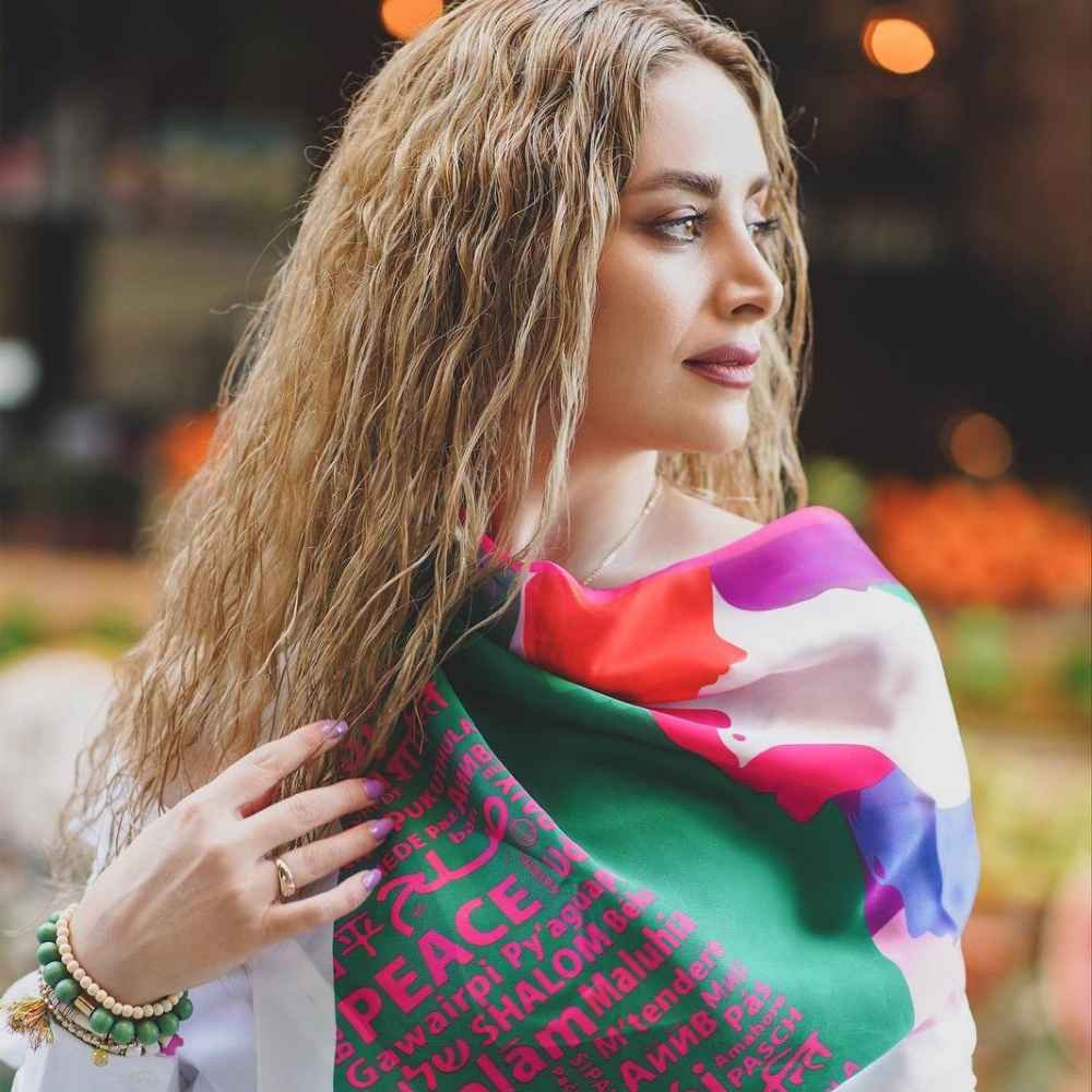 Seiden-Mini-Halstuch für Damen – Künstlerisches Luxuriöses & Lebhaftes Design Solh