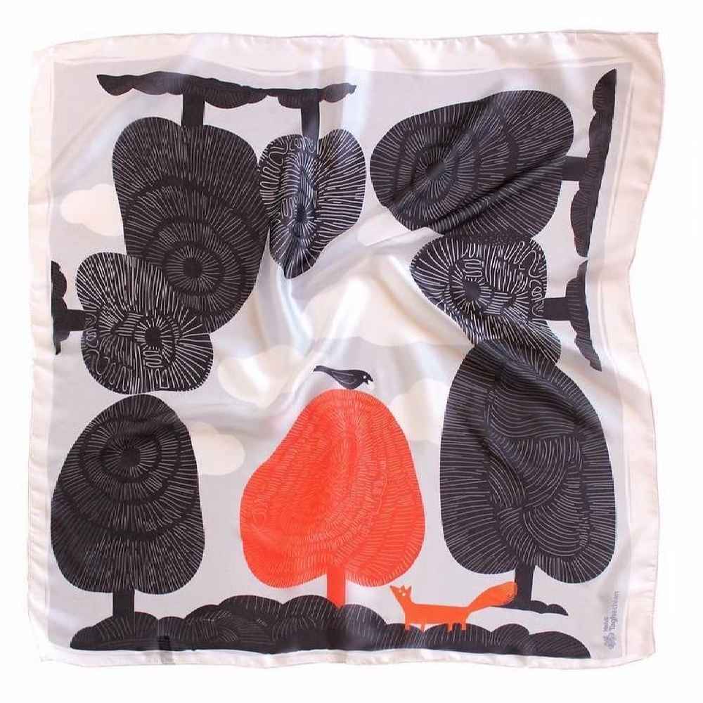 Seiden-Mini-Halstuch für Damen – Künstlerisches Luxuriöses & Lebhaftes Design Zaghak