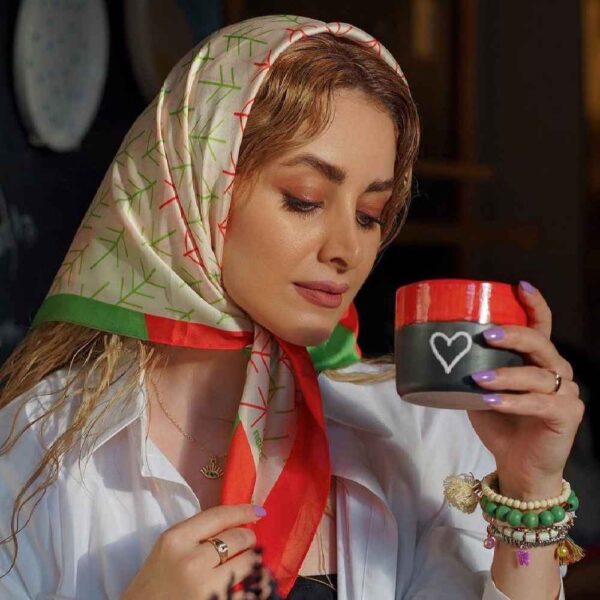 Seiden-Mini-Halstuch für Damen - Künstlerisches Luxuriöses & Lebhaftes Design Paeezan