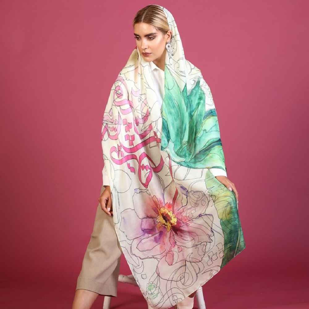 Persischer Bedruckter Schal Künstlerisch & Leicht Hess