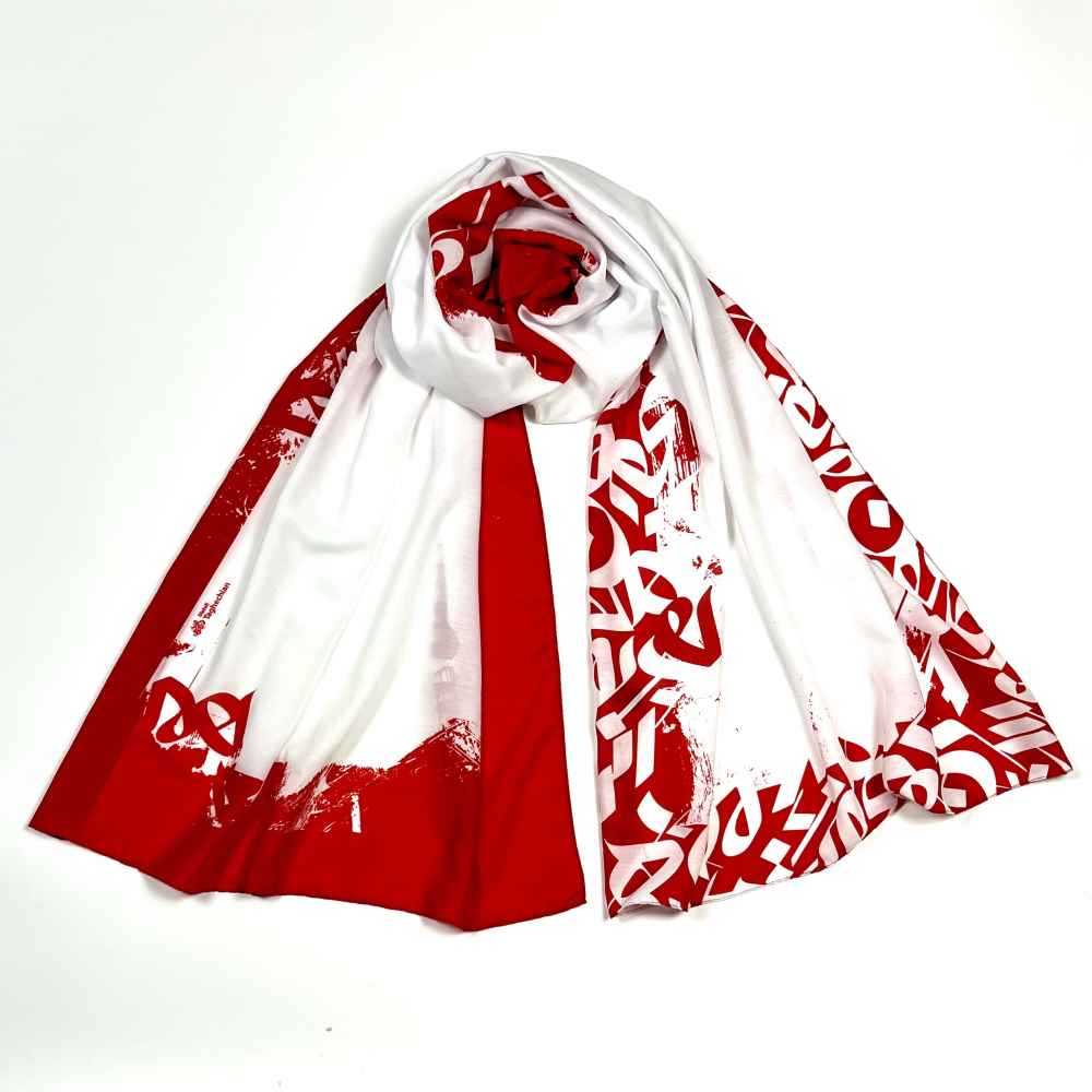 Persischer Bedruckter Schal Künstlerisch und Leicht Majnoon