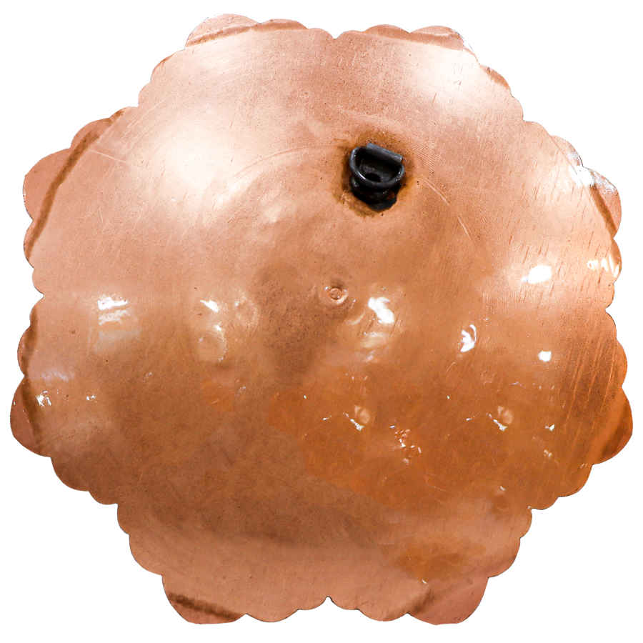 Persischer dekorativer Kupferteller graviert Parandeh