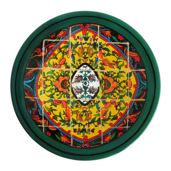 Persischer dekorativer Keramikteller handgemalt Fliese