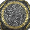 Handgefertigte persische Messing-Zuckerschale mit Deckel - Traditionell Graviert Norozi