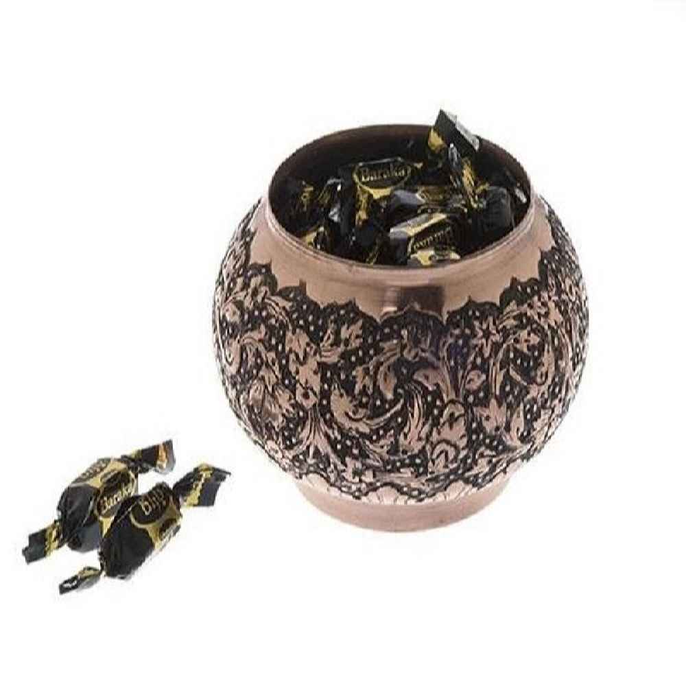 Handgefertigte persische Gravierte Kupfer-Zuckerschale Nil