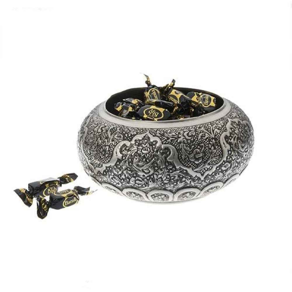 Handgefertigte persische Gravierte Kupfer-Zuckerschale Nima