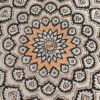 Dekoratives Kupfertablett, handgraviert mit persischem Kunsthandwerk und Khorshidi-Muster