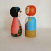 Handgefertigte Holz-Peg-Puppen - Frida Kahlo | Künstlerische Holzfiguren