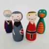 Handgefertigte Holz-Peg-Puppen - Game of Thrones | Individuelle Fantasy-Charaktere