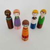 Handgefertigte Holz-Peg-Puppen - Scooby Doo | Individuelle Cartoon-Figuren