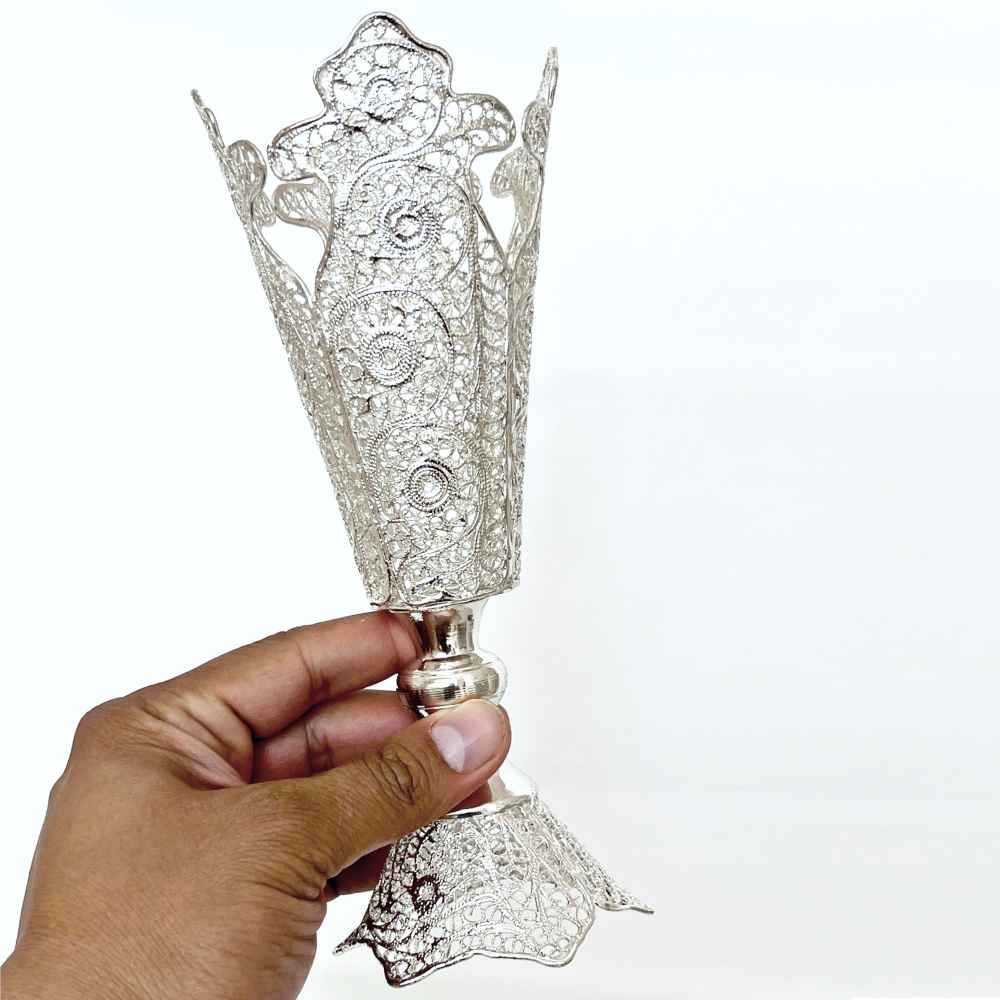 Handgefertigte Persische Filigrane Dekorative Vase Parya