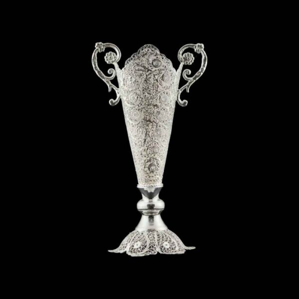 Handgefertigte Persische Filigrane Dekorative Vase Raha