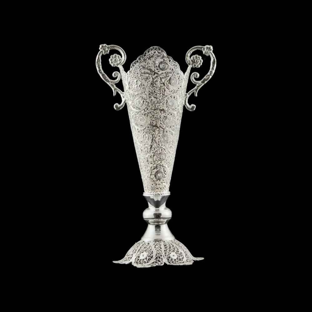 Handgefertigte Persische Filigrane Dekorative Vase Raha