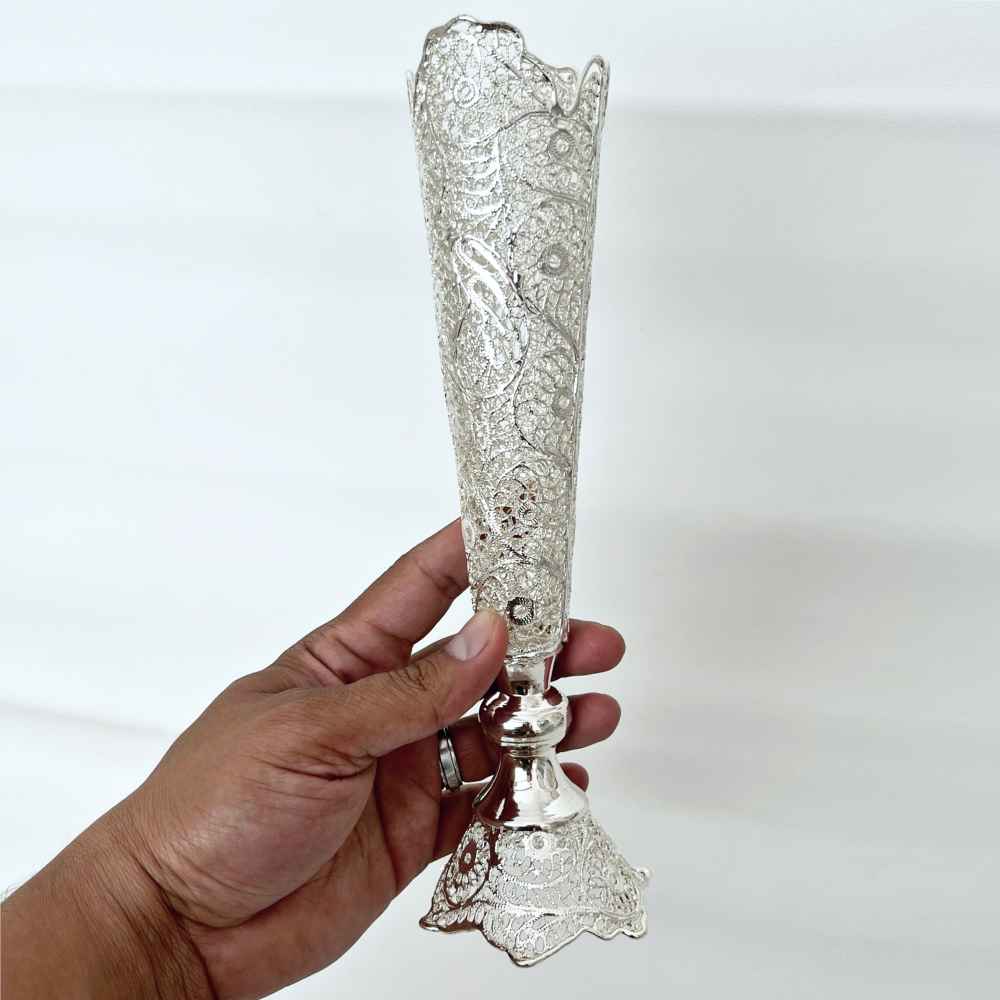 Handgefertigte persische Filigran-Dekorvase Zina