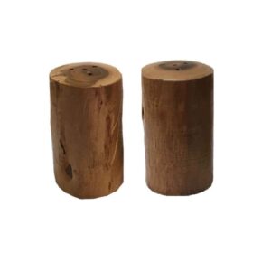 Set aus Holz Salz- und Pfefferstreuern Adelia
