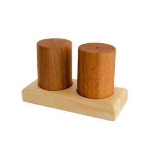 Set aus Holz Salz- und Pfefferstreuern Sima