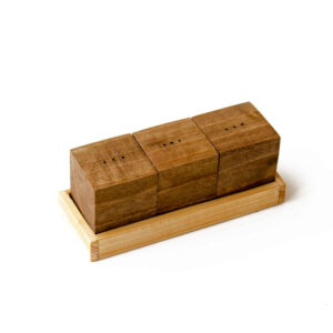 Set aus Holz Salz- und Pfefferstreuern Vania