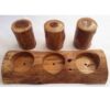 Set aus Holz Salz- und Pfefferstreuern Yalda
