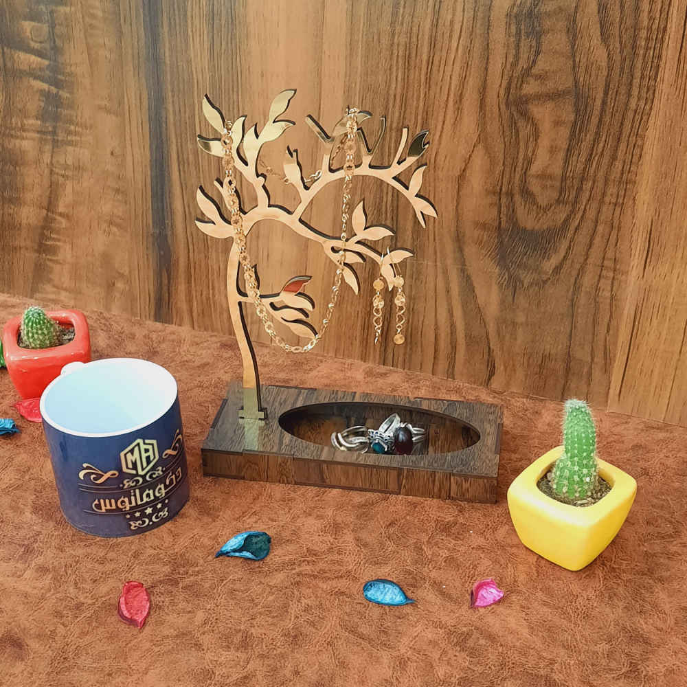 Neuheit Schmuckhalter Ausführung Baum