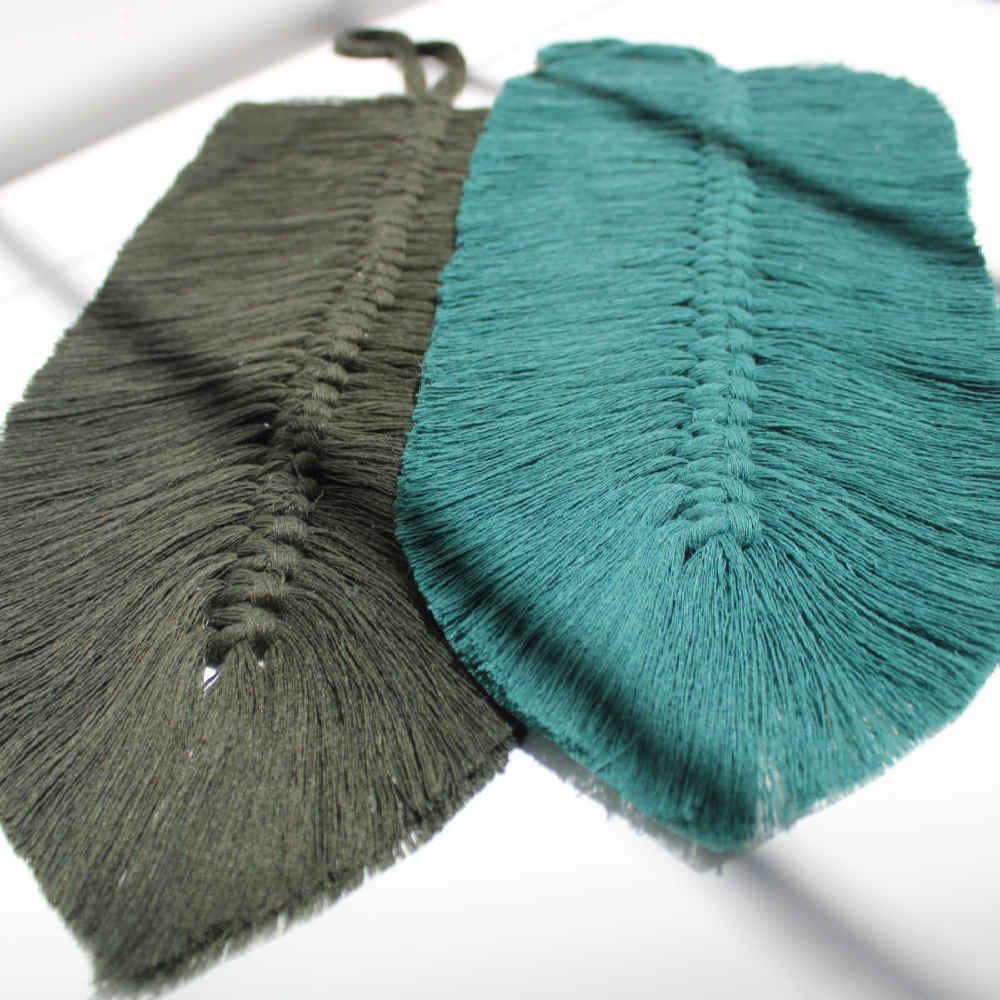 Makramee-Wandbehang Wandteppich Kunst Boho Barg