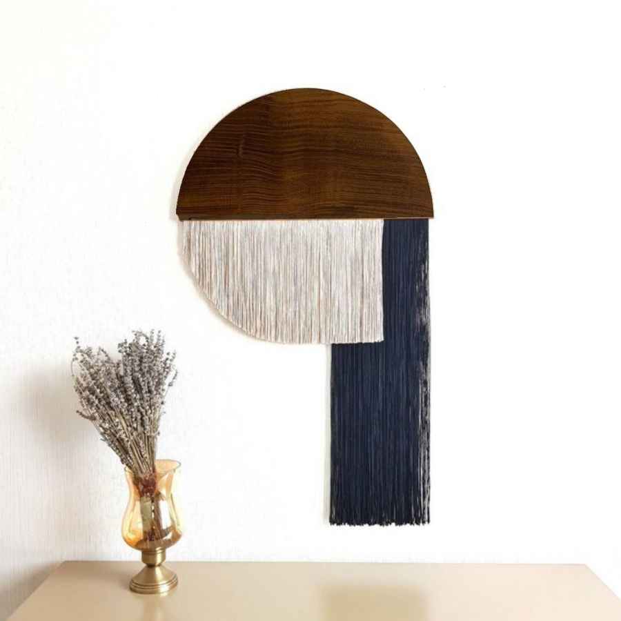 Makramee-Wandbehang Wandteppich Kunst Boho Bina