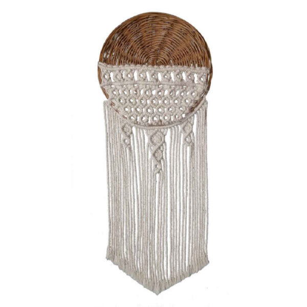 Makramee-Wandbehang Wandteppich Kunst Boho Diamant