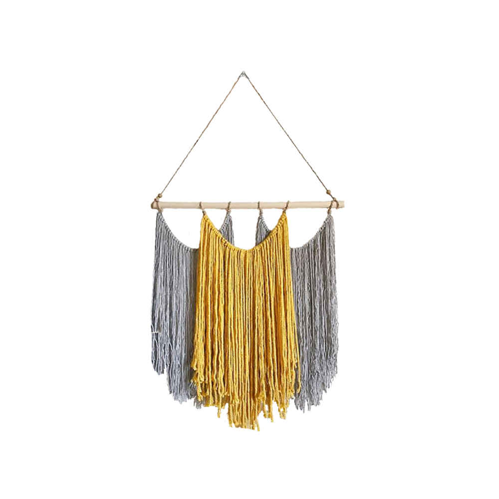 Makramee-Wandbehang Wandteppich Kunst Boho Honar