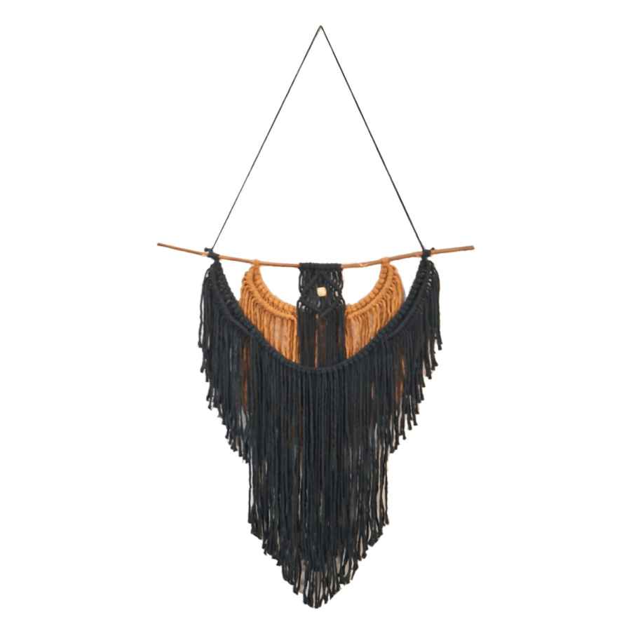 Makramee-Wandbehang Wandteppich Kunst Boho Dschungel