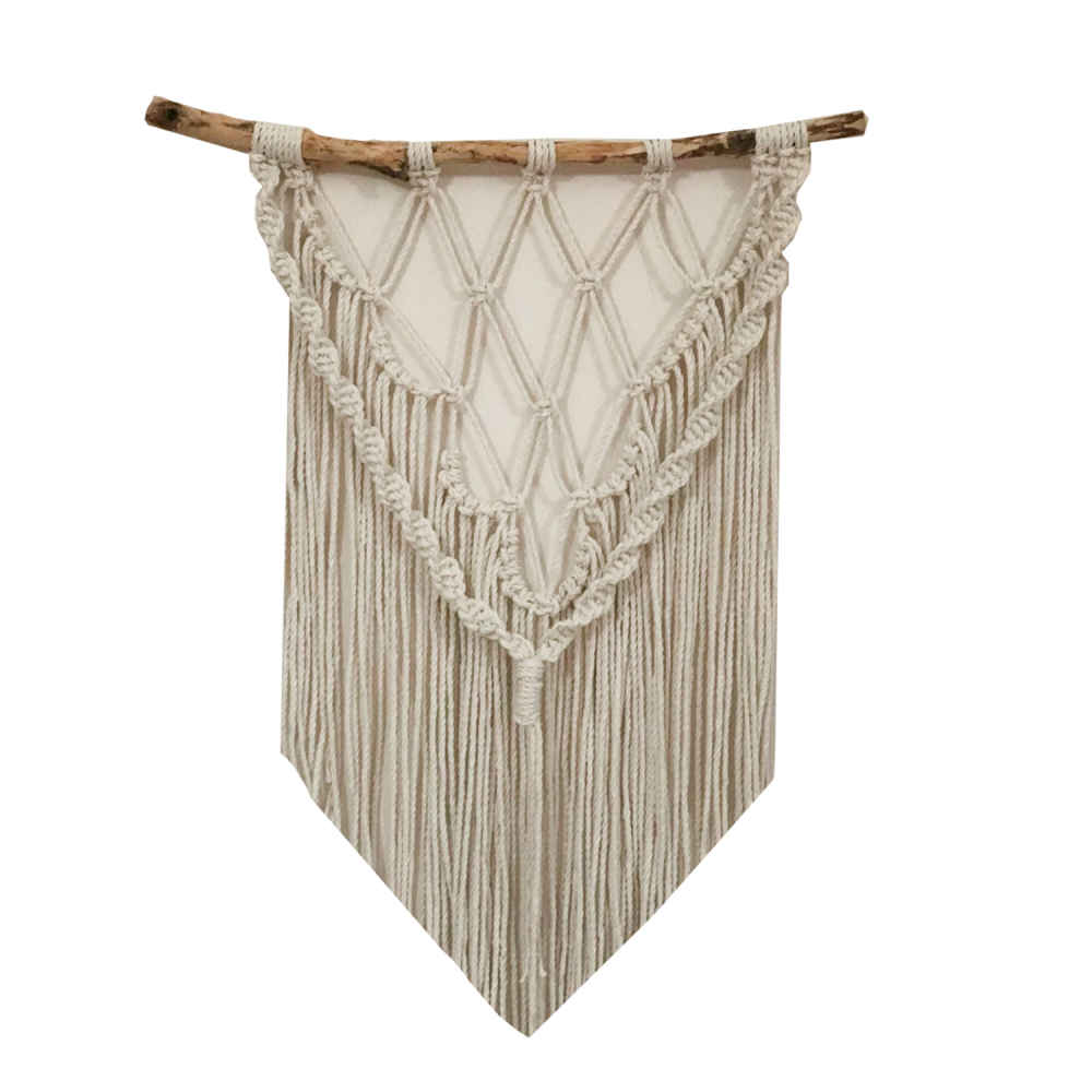 Makramee-Wandbehang Wandteppich Kunst Boho Mino