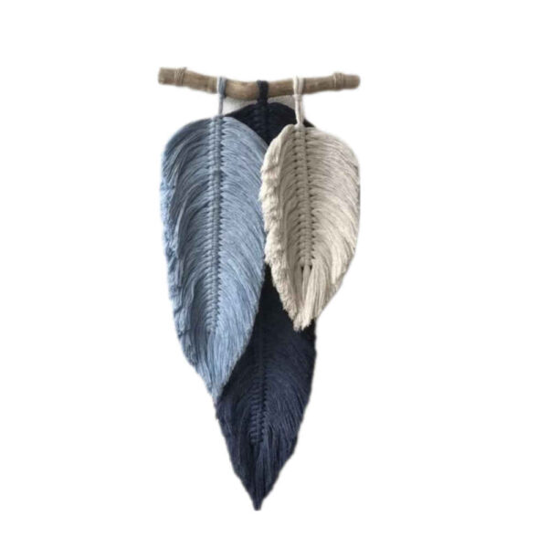 Makramee-Wandbehang Wandteppich Kunst Boho Odin