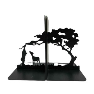 Baum-Design Buchstütze aus Metallkunst – geeignet für naturthemenorientierte Innenräume