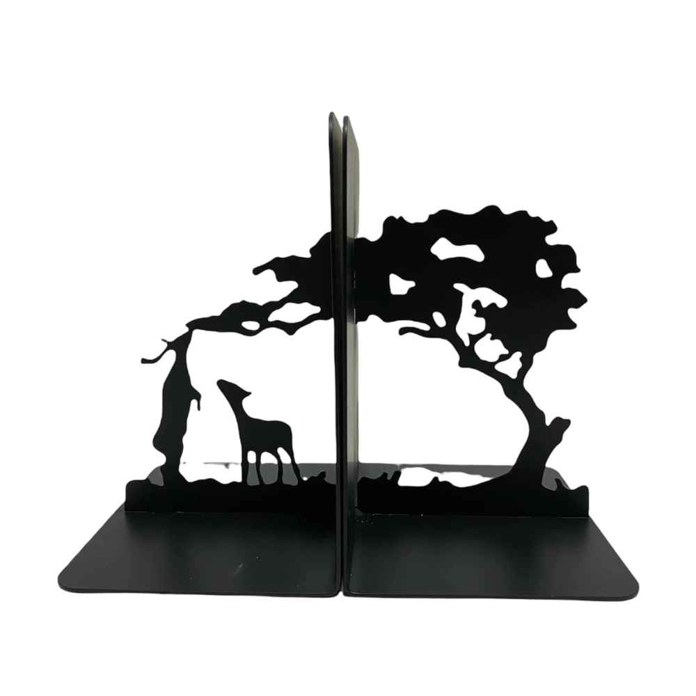 Baum-Design Buchstütze aus Metallkunst – geeignet für naturthemenorientierte Innenräume