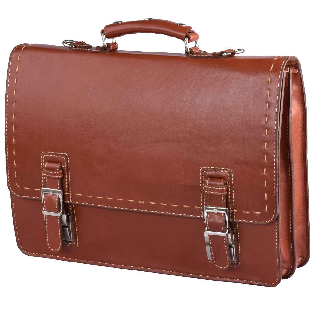 Persische Leder-Aktentasche – Modell L63-50