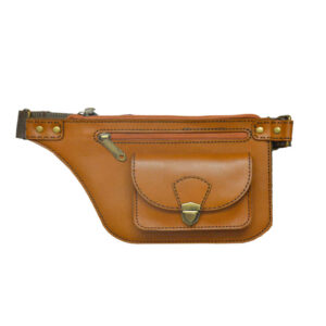 Echtleder Bauchtasche mit verstellbarem Gürtel – Alltagsgebrauch für Frauen
