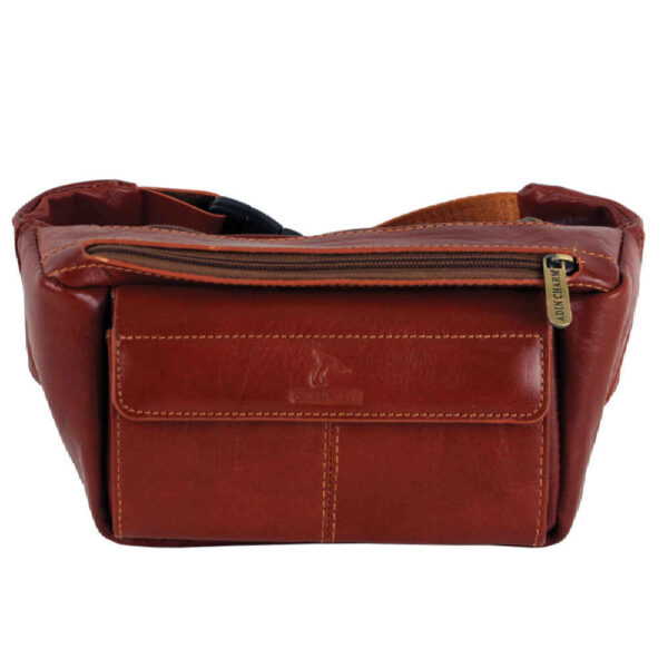 Echtleder Gürteltasche mit verstellbarem Gürtel für den täglichen Gebrauch