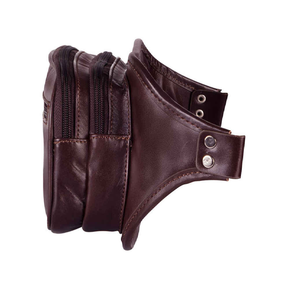 Echtleder Bauchtasche mit verstellbarem Gürtel – Modisches Statement für den täglichen Gebrauch