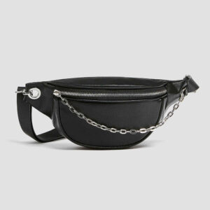 Echtleder Bauchtasche mit verstellbarem Gürtel – Modisches Statement für Frauen