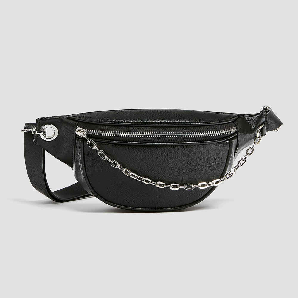 Echtleder Bauchtasche mit verstellbarem Gürtel - Modisches Statement für Frauen