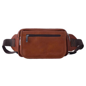 Echtleder Bauchtasche mit verstellbarem Gürtel für den täglichen Gebrauch