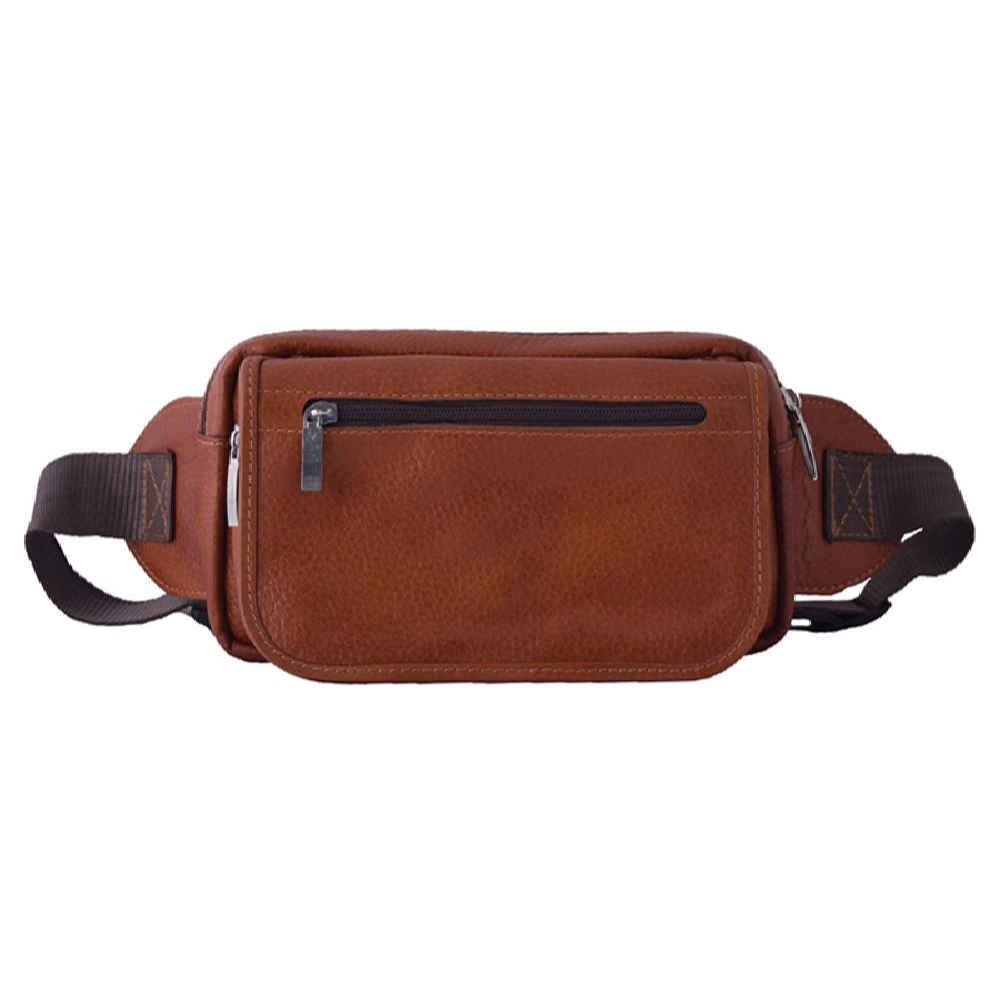 Echtleder Bauchtasche mit verstellbarem Gürtel für den täglichen Gebrauch