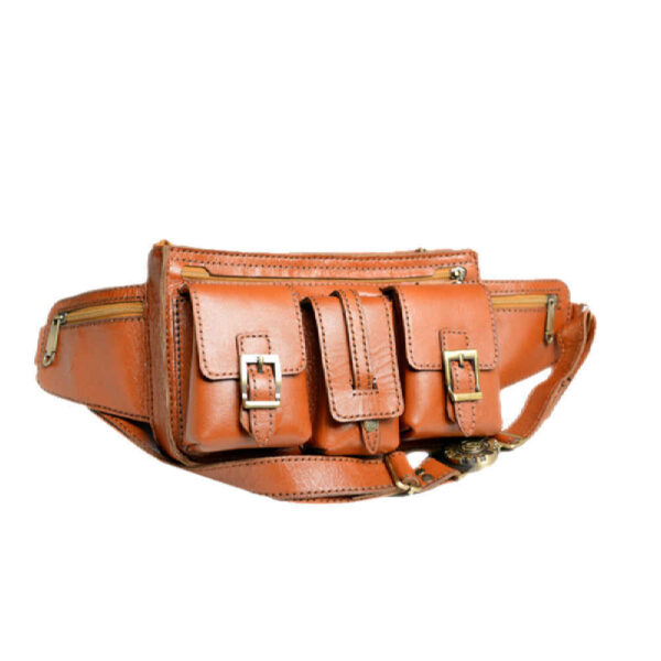 Echtleder Gürteltasche mit verstellbarem Gürtel für Männer - Perfekt für Outdoor-Aktivitäten