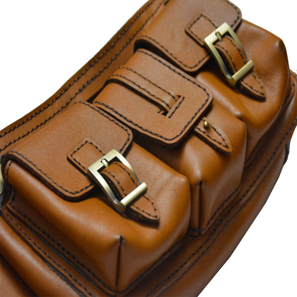 Echtleder Gürteltasche mit verstellbarem Gürtel für Männer – Ideal für Reisen & Outdoor