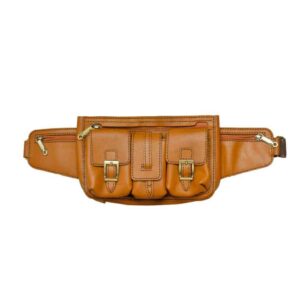Echtleder Gürteltasche mit verstellbarem Gürtel für Männer – Ideal für Reisen & Outdoor