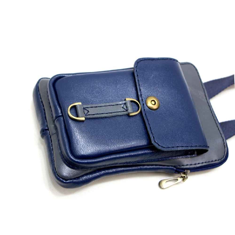 Echtleder Gürteltasche mit verstellbarem Gürtel für Männer – Tägliche Essentials